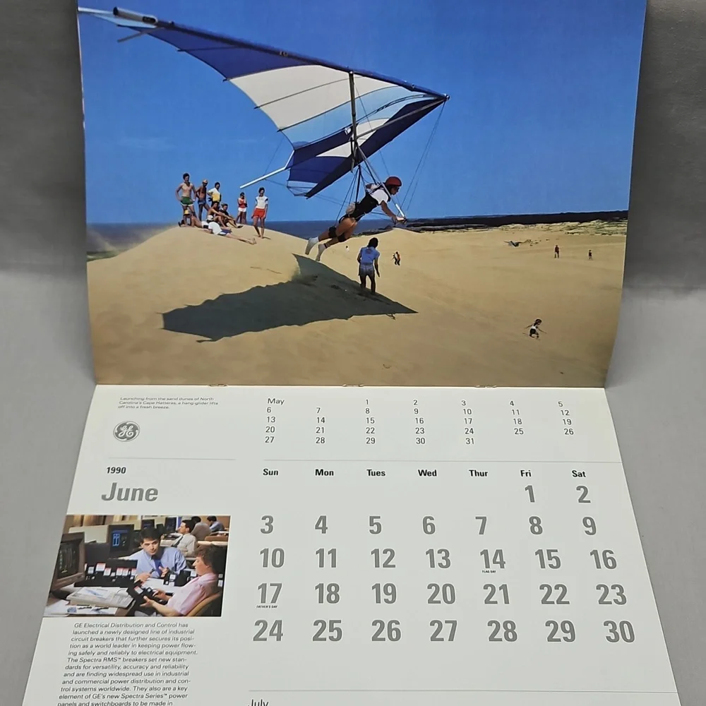 1990 GE General Electric Calender